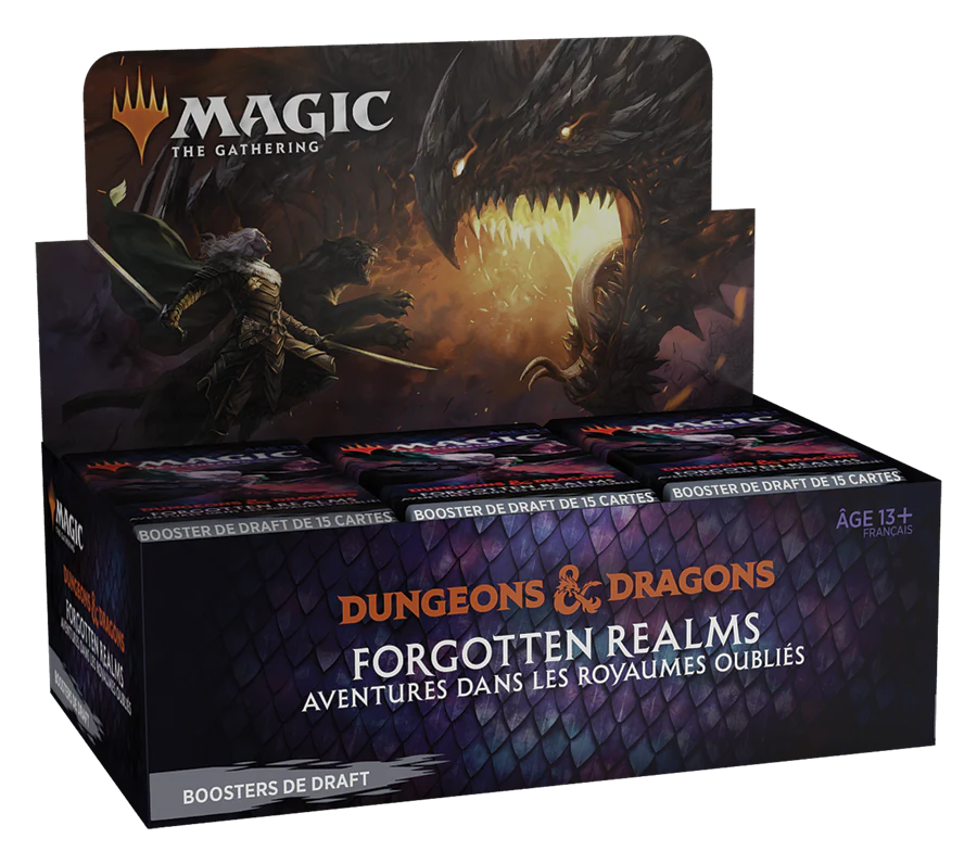 Aventures dans les Royaumes Oubliés Draft Booster Display FR