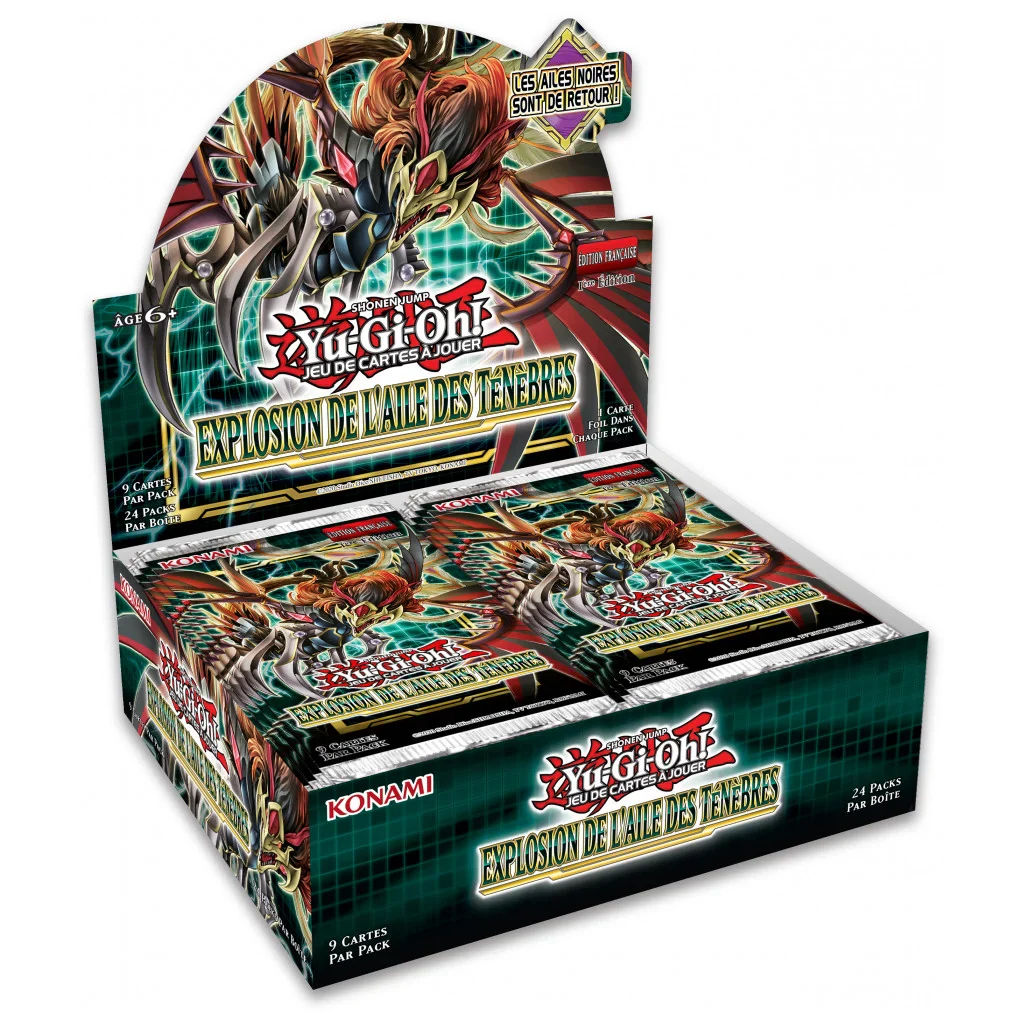 Yu-Gi-Oh! - Boite de 24 Boosters Explosion de l'Aile des Ténèbres - FR