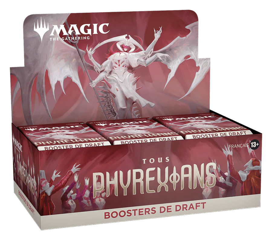 Boite de 36 boosters de draft Tous phyrexians FR
