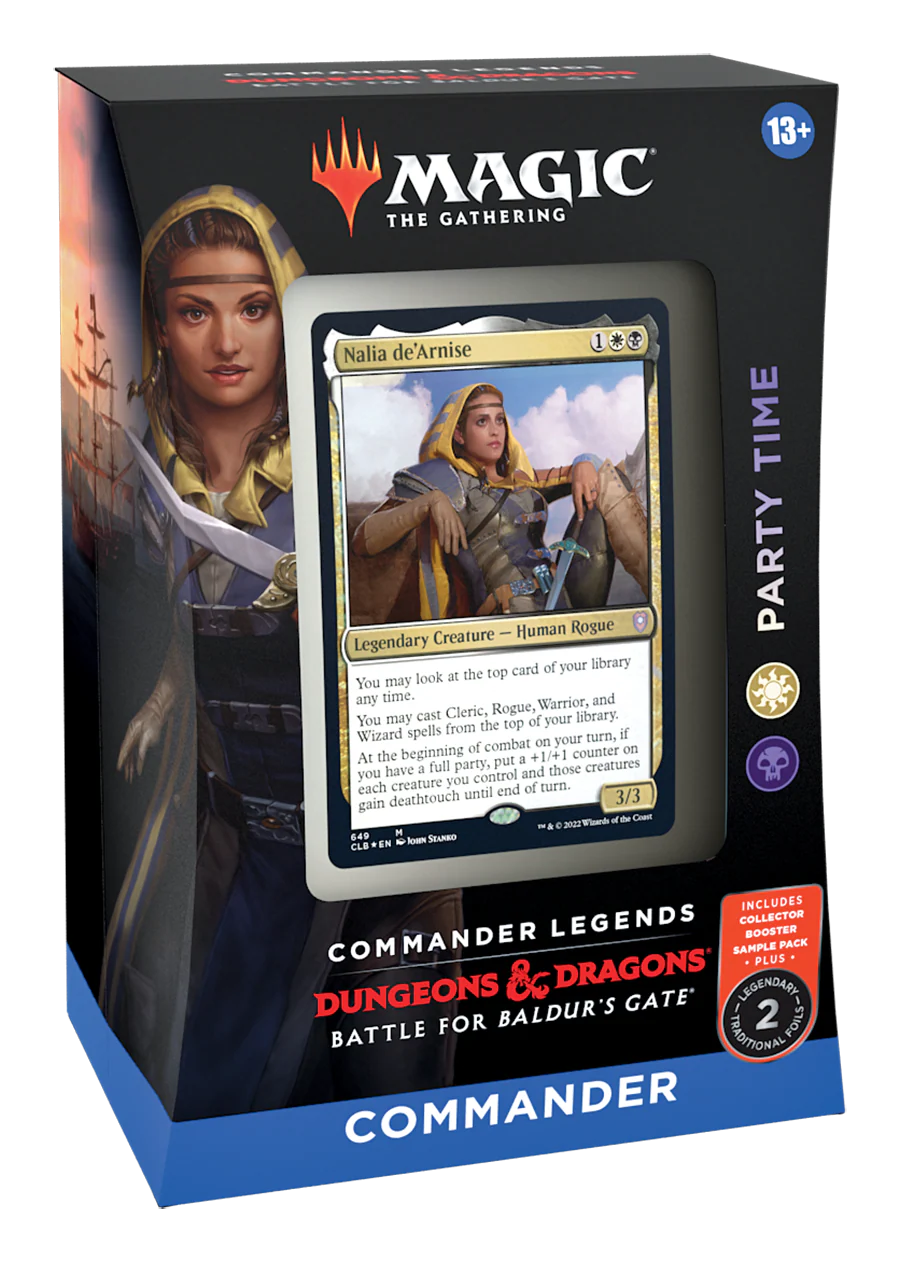 Deck Commander C'est la fête Commander Légendes : la bataille de la Porte de Baldur FR