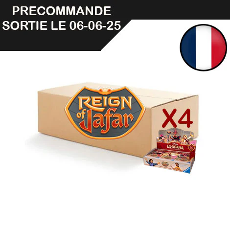 Lorcana - Règne de Jafar - SET 8 - Case de 4 Display - FR